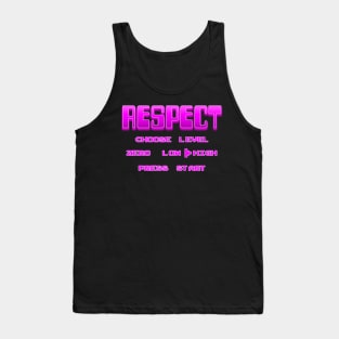 RESPECT Pink Tank Top